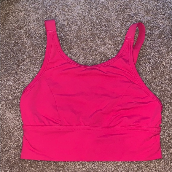 aerie high neck sports bra